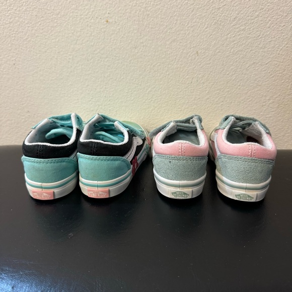 Vans Kids Sneakers – Teal and Pink shoes (Set of 2) - Picture 6 of 14
